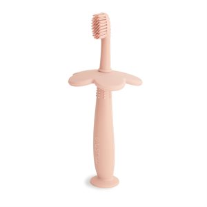 Mushie Flower Training Toothbrush - Blush